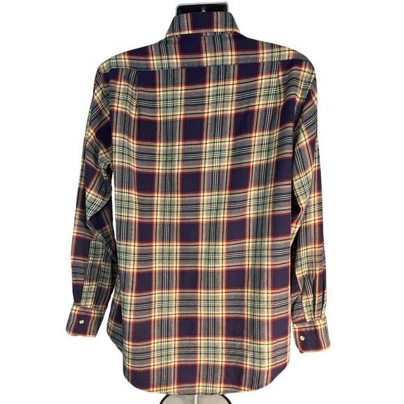 Viyella by Gant Plaid Wool Blend Button Down, Size L - Picture 2 of 5